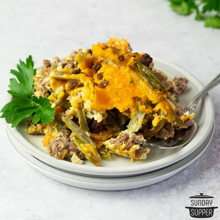 Keto Hamburger Casserole