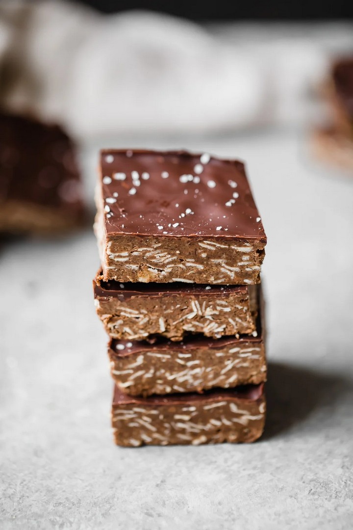 Sea Salt Cashew Butter Chocolate Protein Bars