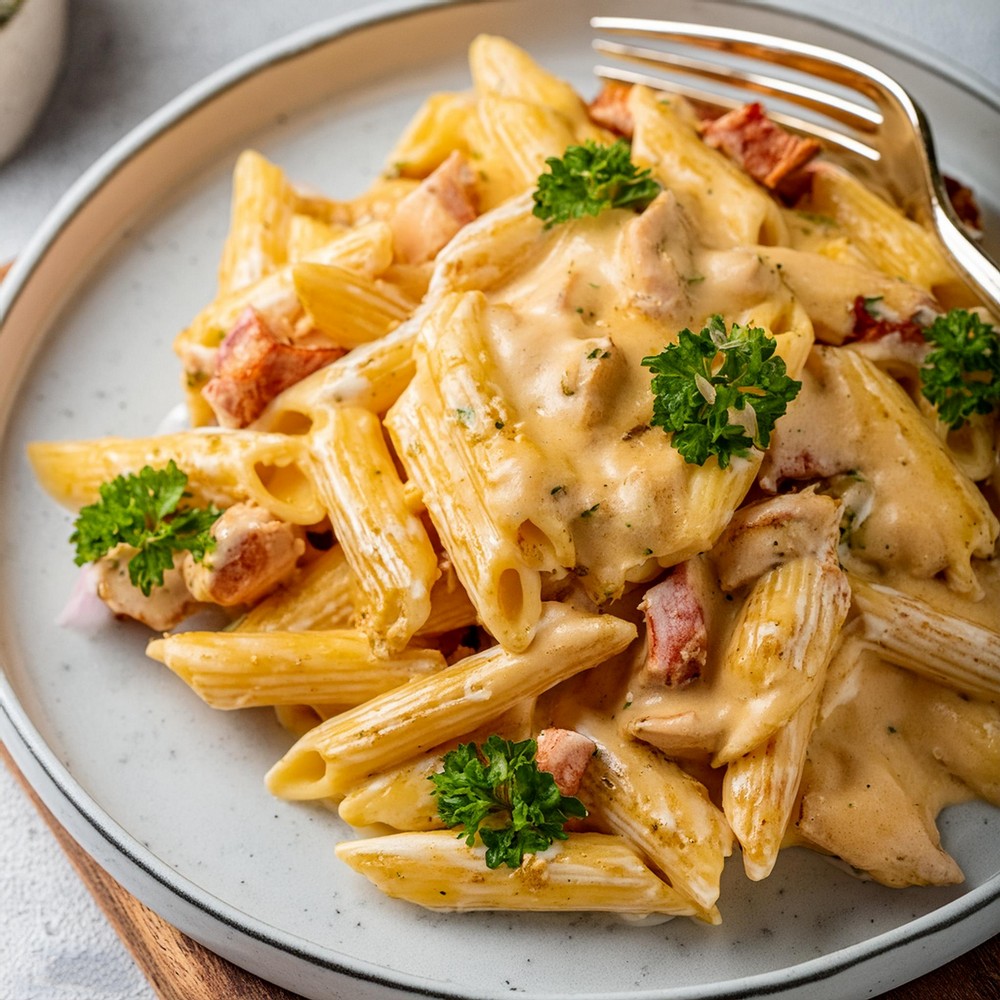 Buffalo Chicken Pasta 1