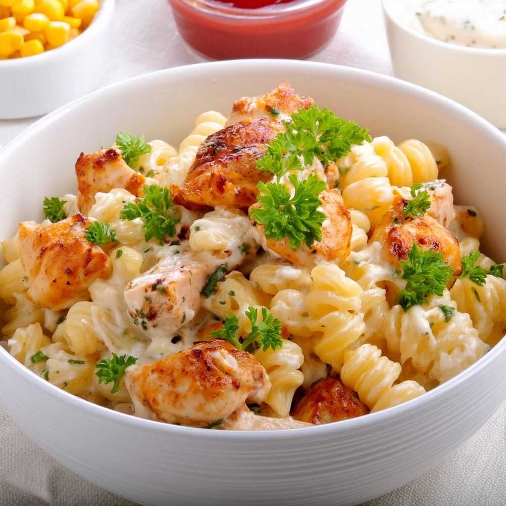 Chicken Ranch Macaroni and Cheese