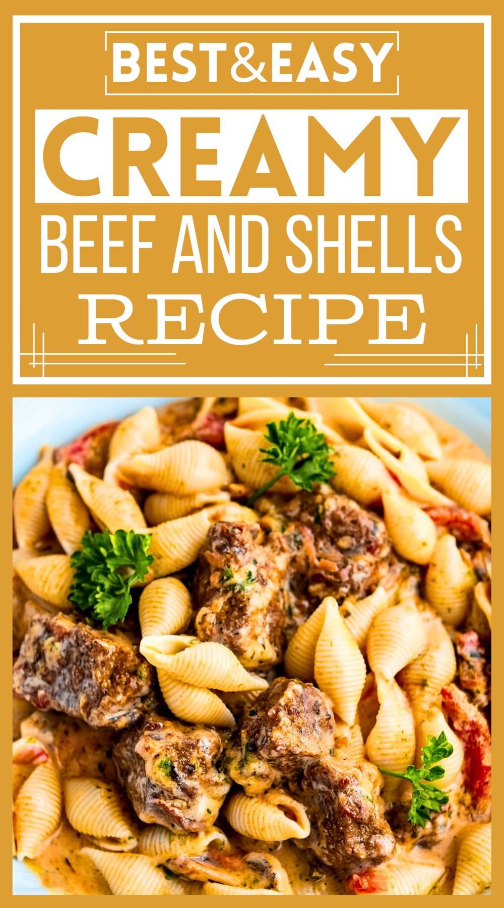 Creamy Beef And Shells Recipe