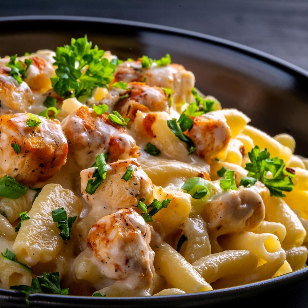 Make Chicken Ranch Macaroni and Cheese