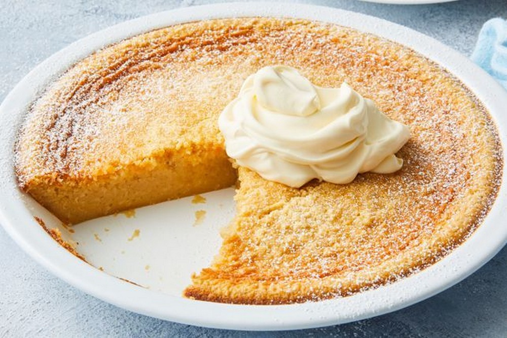 Butterscotch impossible pie