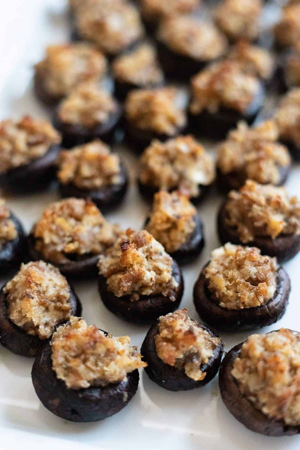 Sausage Cream Cheese Stuffed Mushrooms