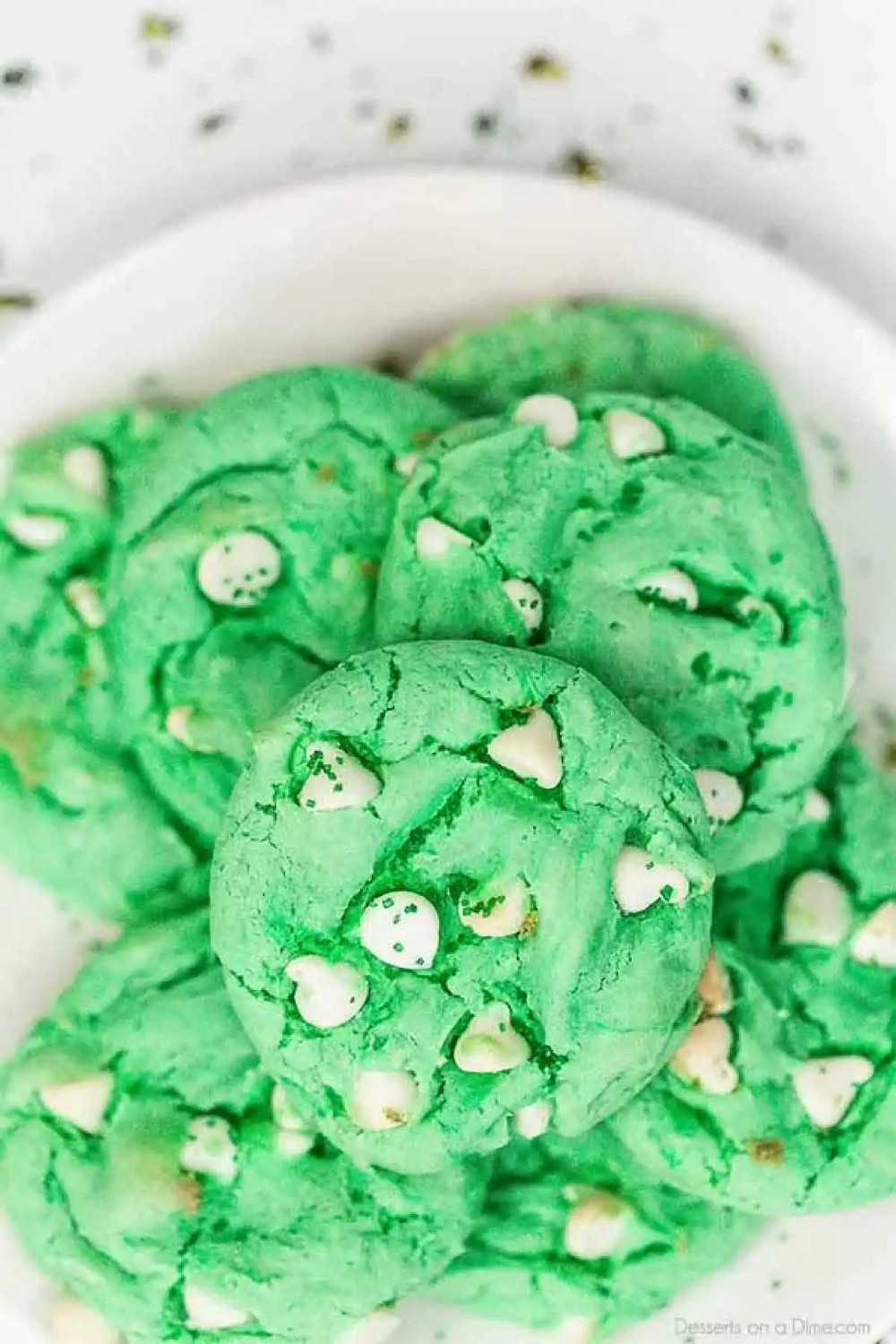 St Patrick’s Day Cake Mix Cookies