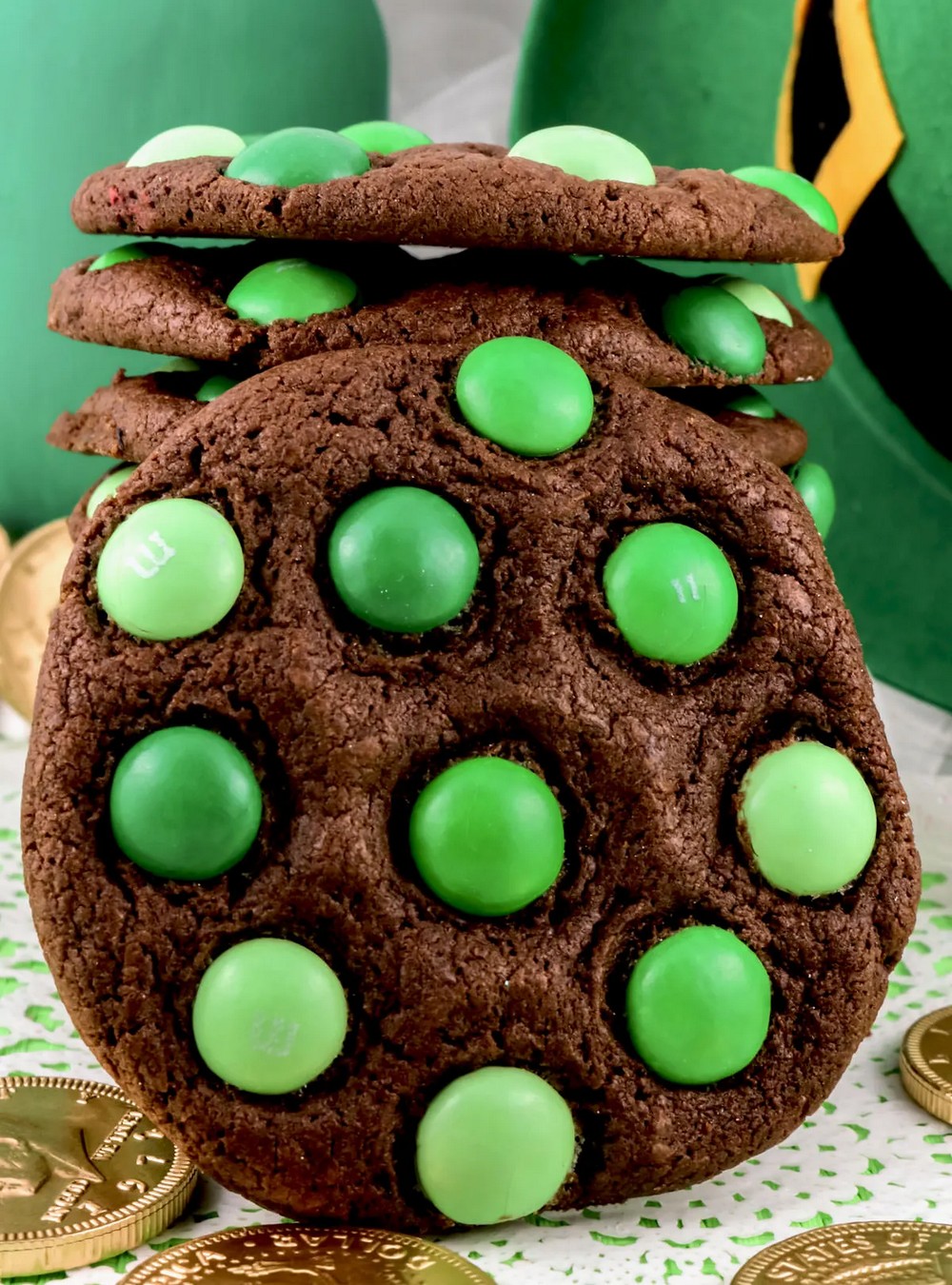 St. Patrick’s Day Mint M&m Cookies