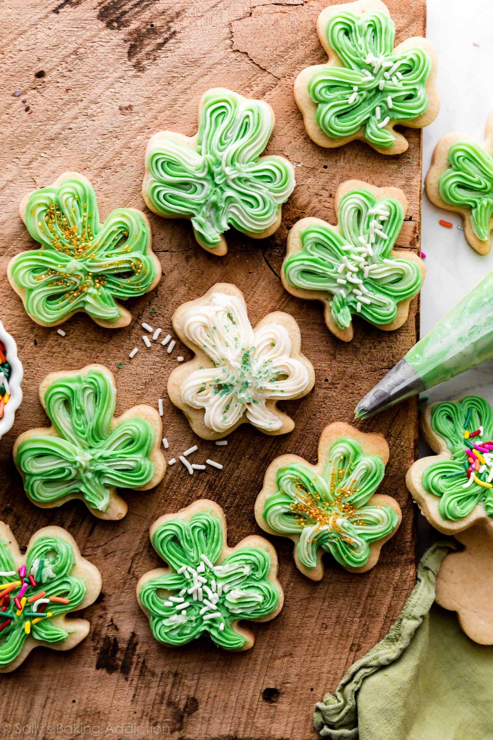 Vanilla Bean St. Patrick’s Day Cookies