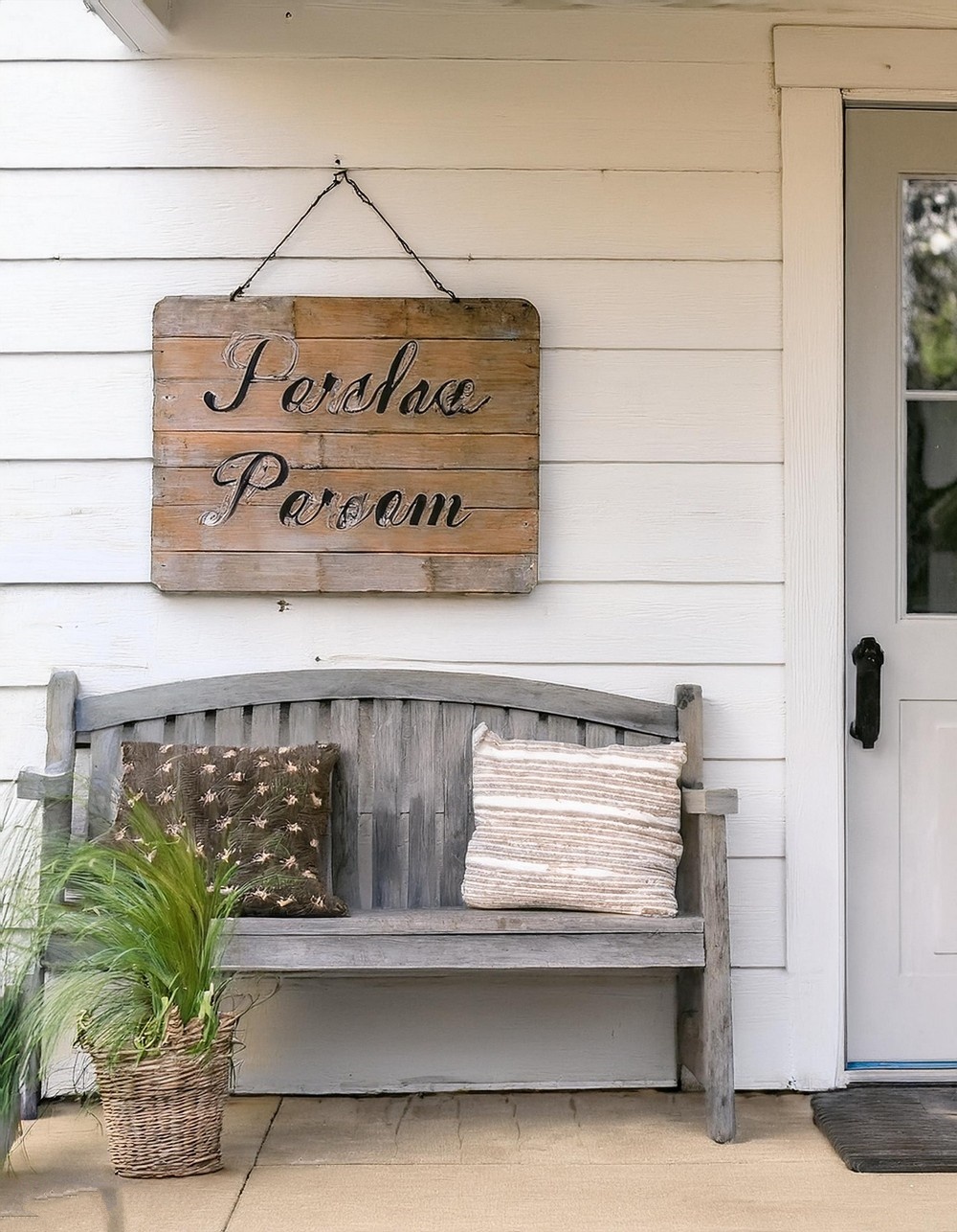 Wood Sign For Front Porch