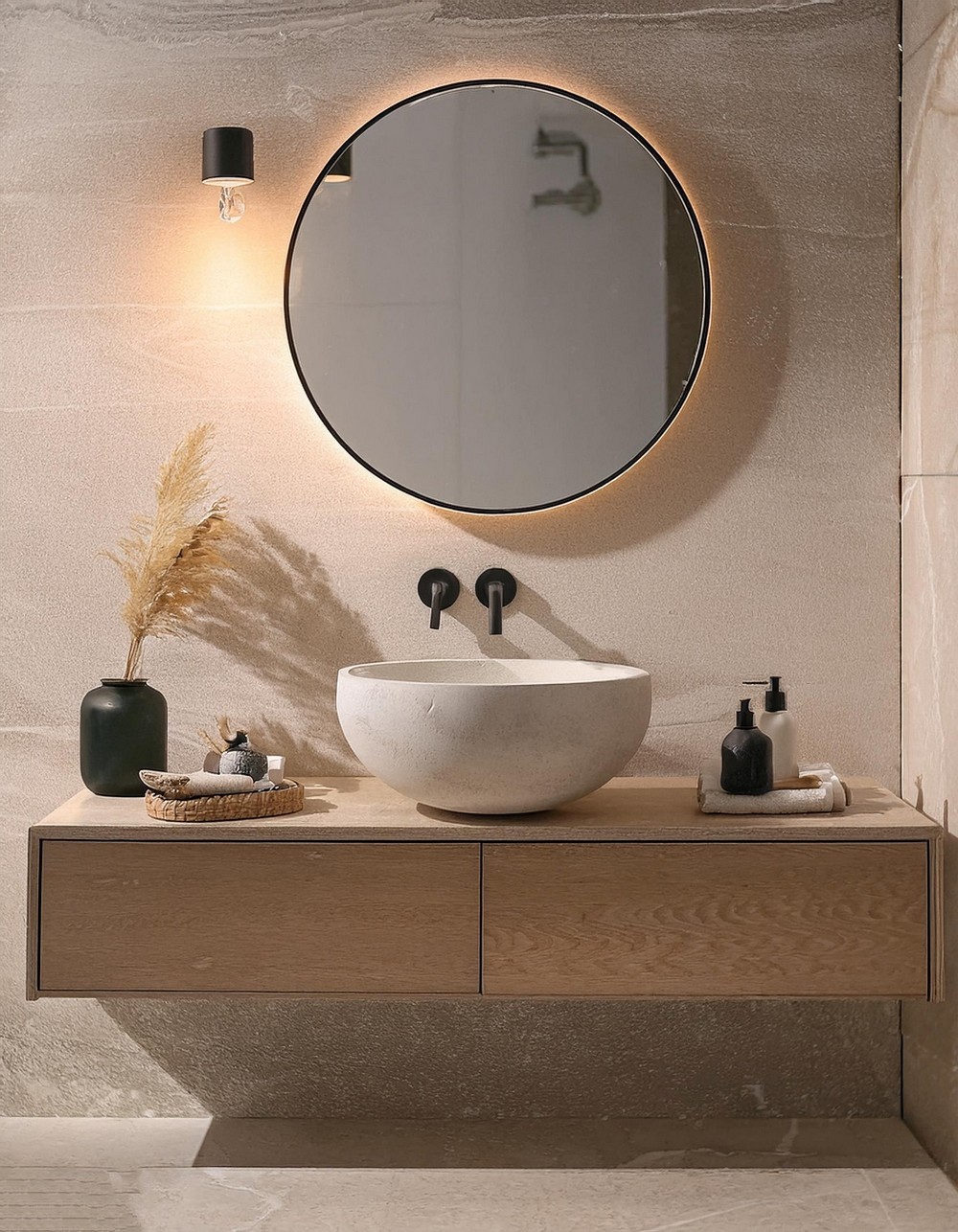 Choose a Natural Wood Vanity