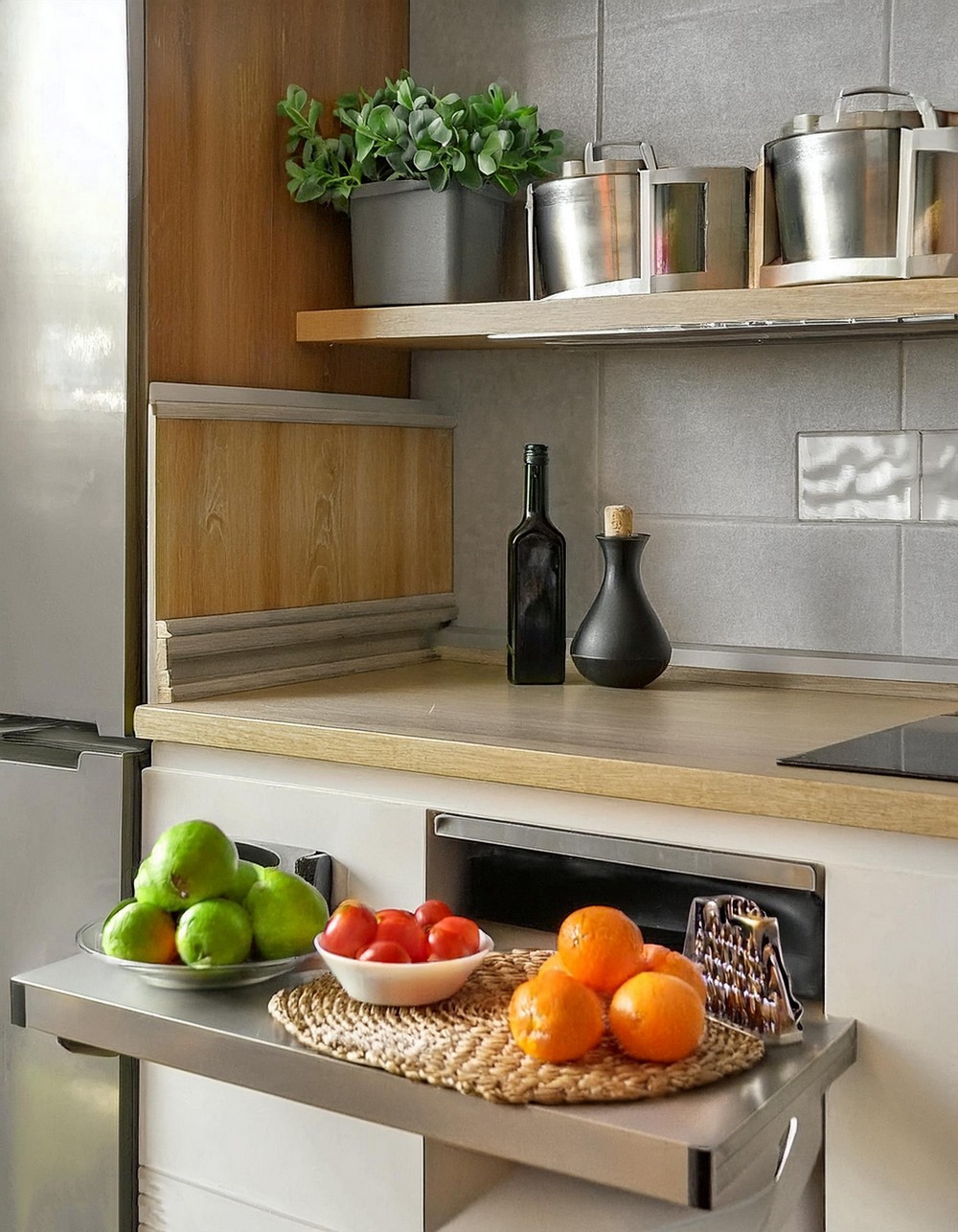 Contemporary Chic Mini Kitchen