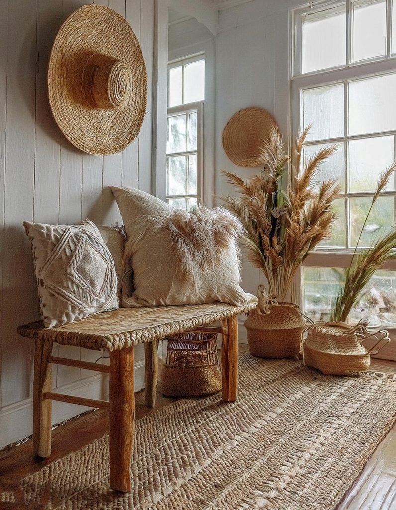 10 Extremely Colorful & Classic Boho Entryway Ideas - The Julie Art