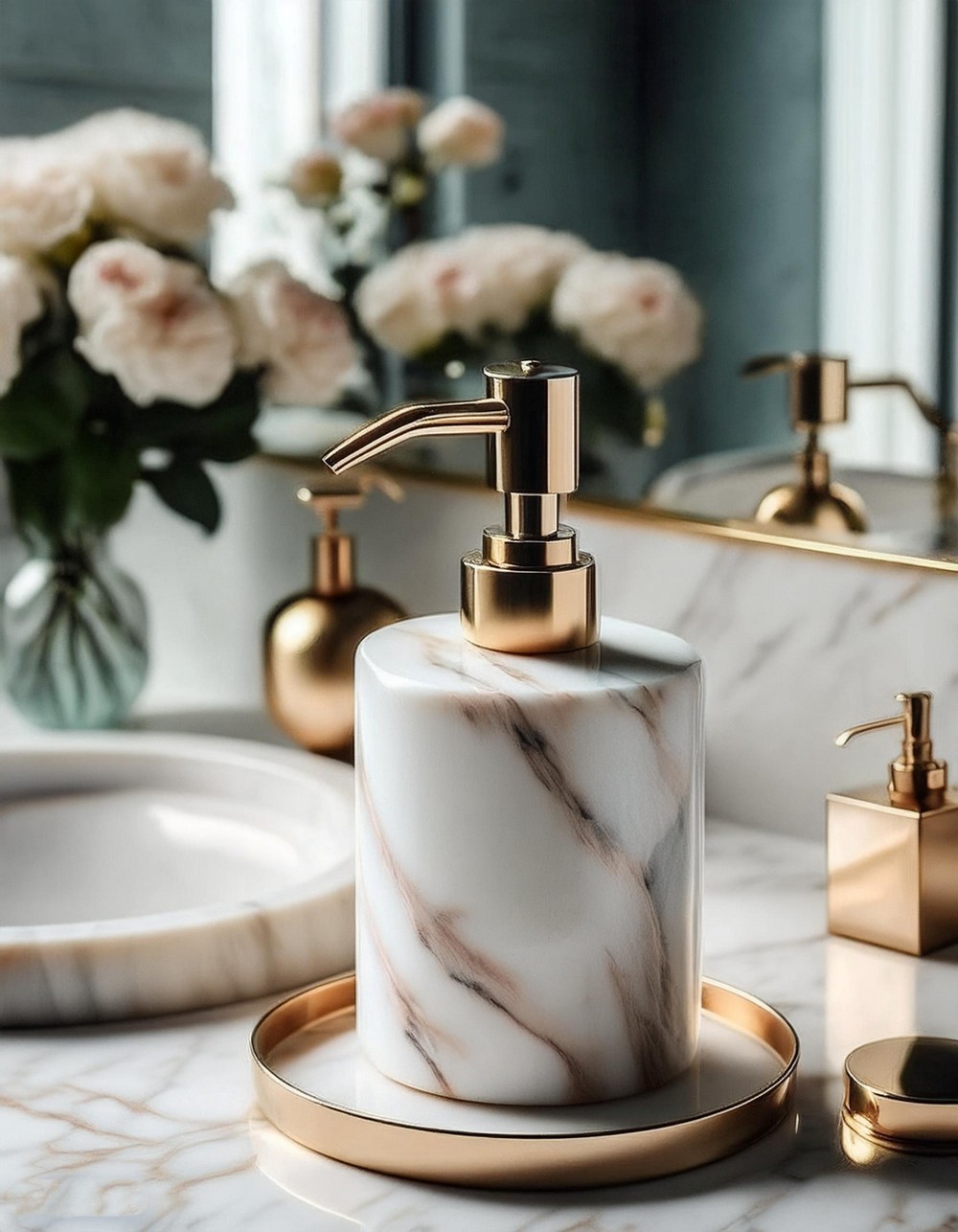 Marble Soap Dispenser