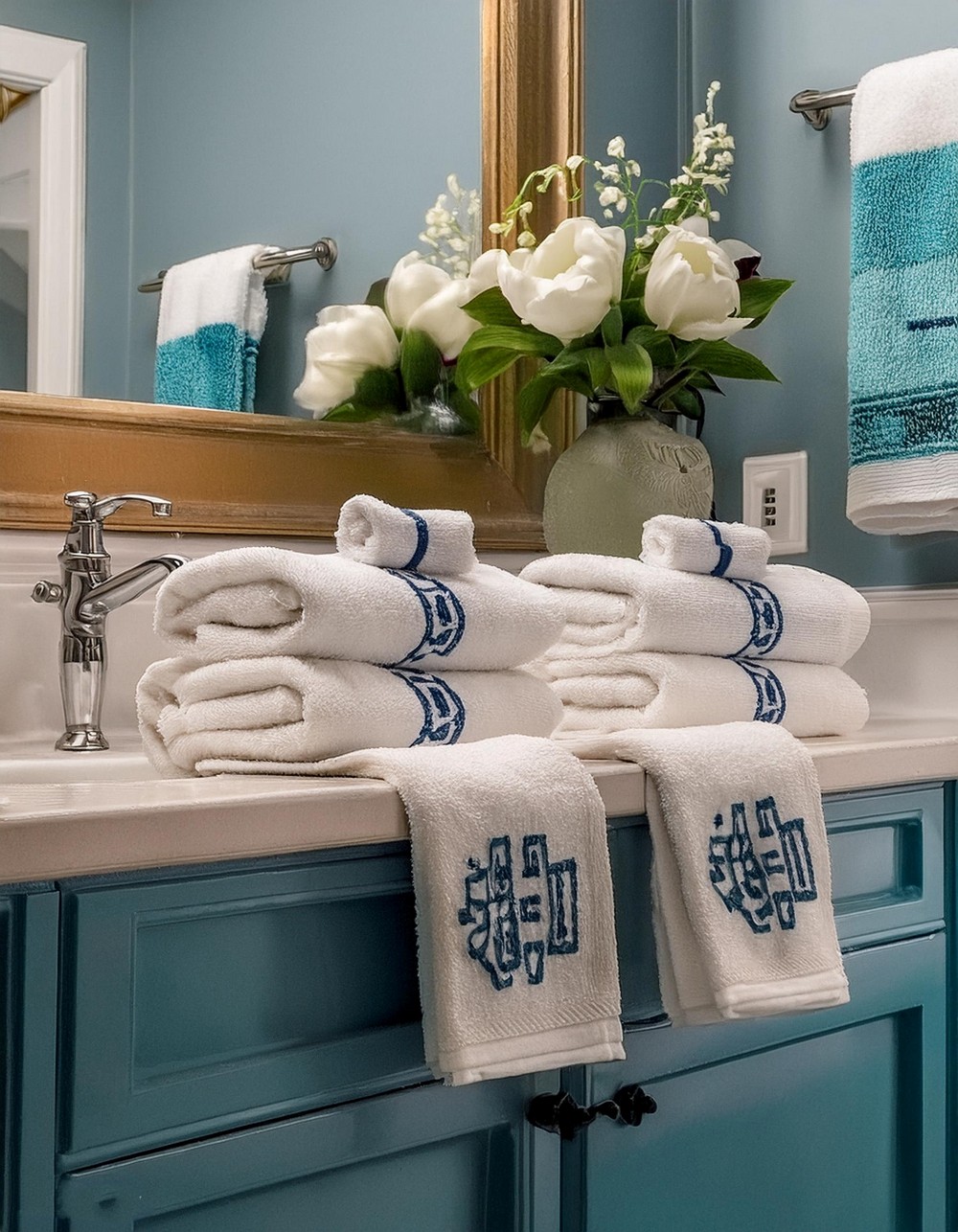 Monogrammed Hand Towels