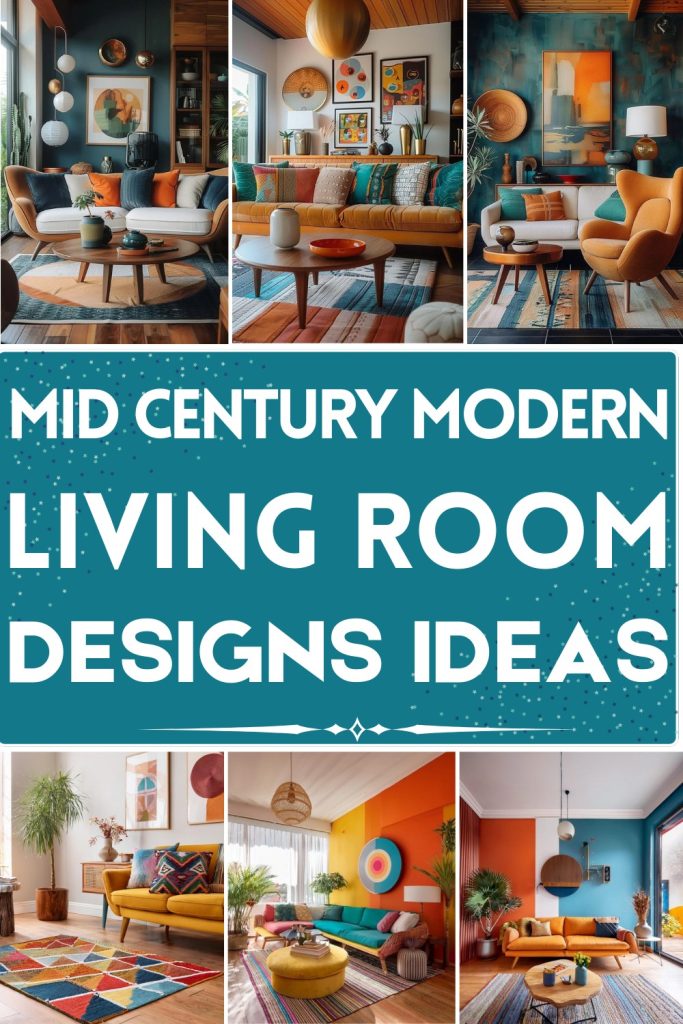 10 Mid Century Modern Living Room Designs - The Julie Art